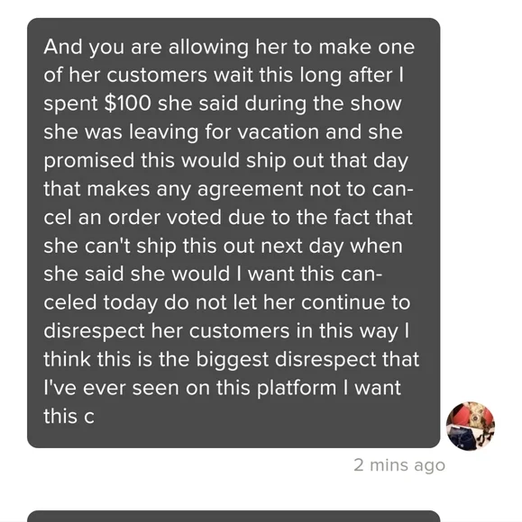 I've never had to post anything like this since I started selling on here